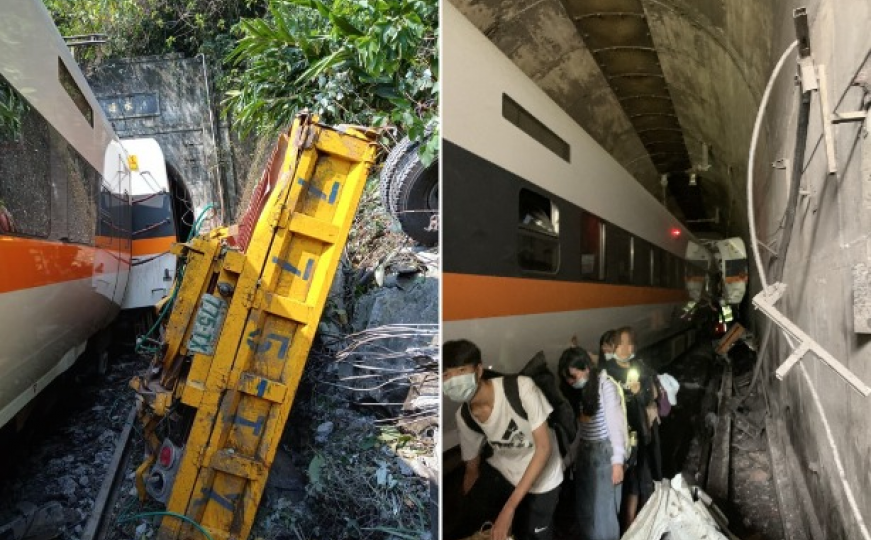 Voz iskočio iz šina na Tajvanu: Poginulo najmanje 36 ljudi...